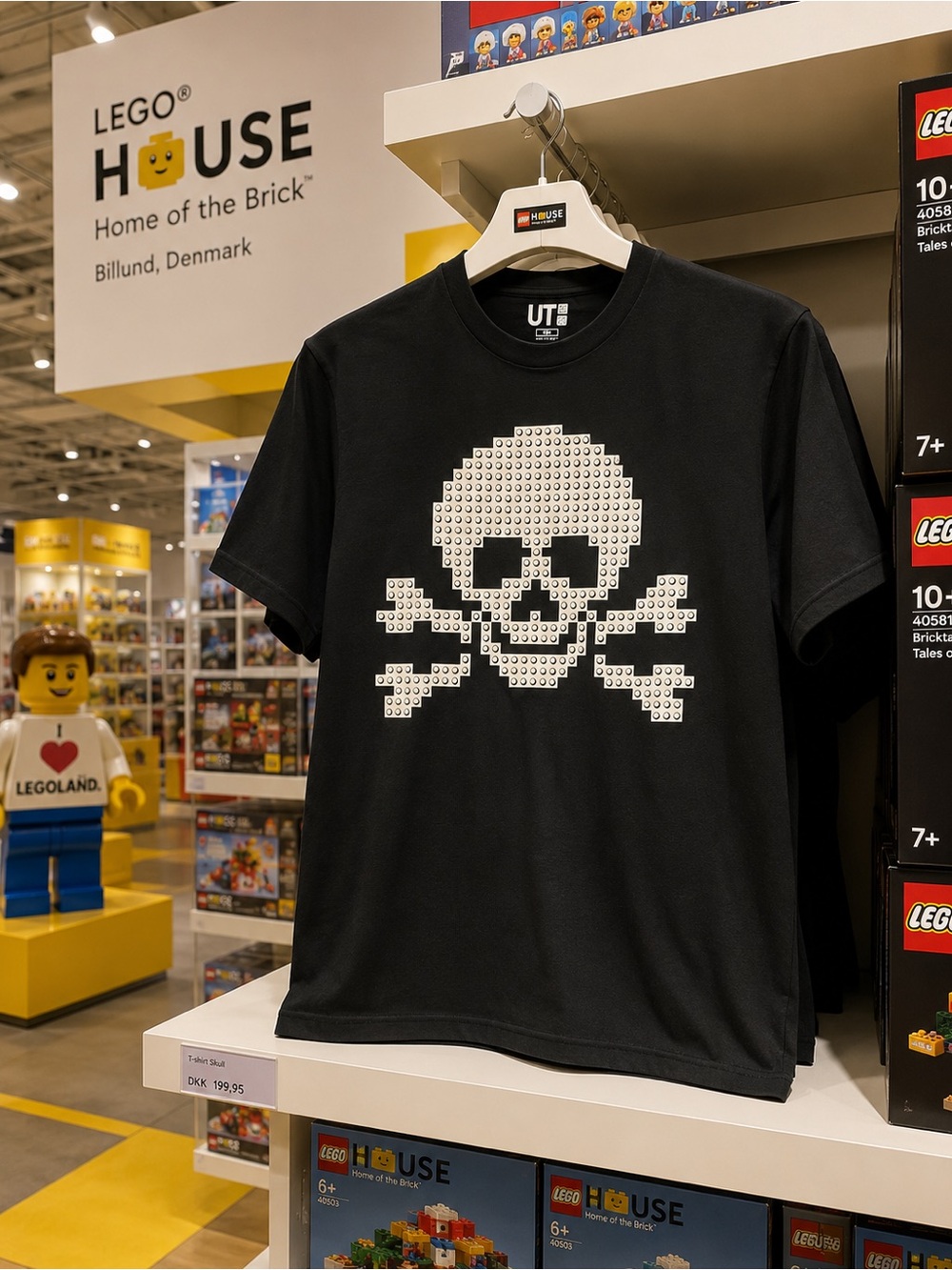 Limited Release LEGO Black Graphic Skull Tee